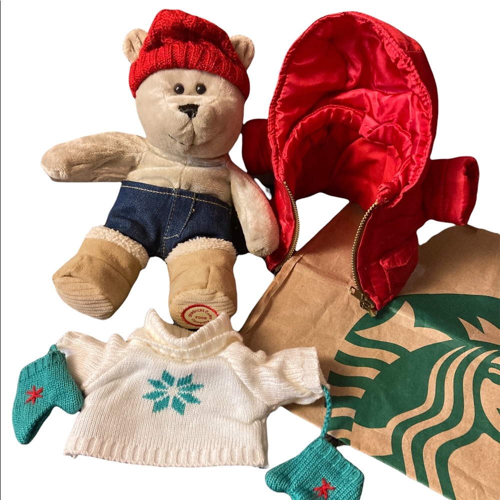 Starbucks 2006 Teddy Bear Winter - Picture 1 of 12